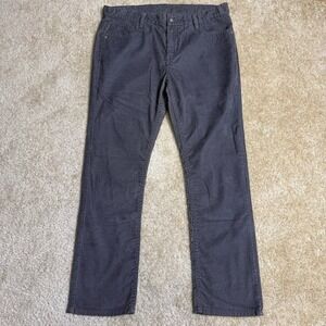 Royal Premium Corduroy Pants Mens 36x30 Gray Straight Fit Casual Cords‎